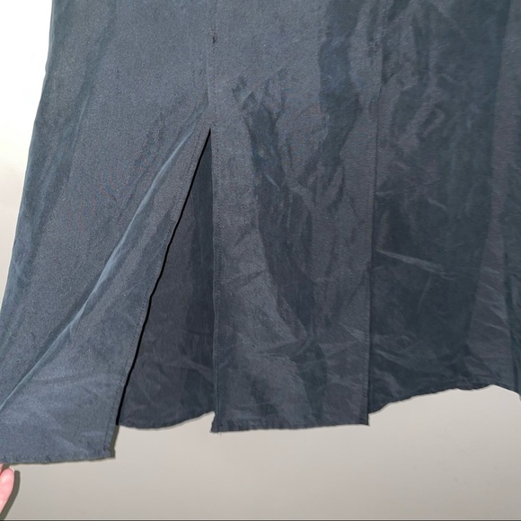 ASOS A-line double slit midi skirt - Picture 2 of 5